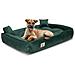 130x105 cm Letto per cani in velluto verde scuro impermeabile - Foto miniatura 4