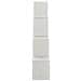 Scaffale Cies 6 Fori Colore Bianco - Foto miniatura 4