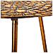 Tavolino In Metallo Dorato 54,5x54,5x40h - Foto miniatura 3