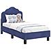 Struttura letto per bambini con testata Blu Polizia 70 x 140 cm - Foto miniatura 1