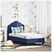 Struttura letto per bambini con testata Blu Polizia 70 x 140 cm - Foto miniatura 2