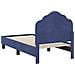 Struttura letto per bambini con testata Blu Polizia 70 x 140 cm - Foto miniatura 7