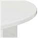 Tavolino Bianco Lucido 39,7 x 39,7 x 60 cm Legno multistrato - Foto miniatura 8