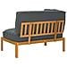 Set di divani con cuscino Antracite 133 x 92 x 69 cm - Foto miniatura 9