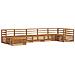 Set divani 7 pcs Naturale Legno di Acacia Massello - Foto miniatura 1