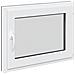 Finestra per Soffitta RISOR 80 x 60 cm PVC e Vetro Antracite - Foto miniatura 1