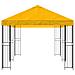 Gazebo con pareti laterali 6 x 3 m Giallo Poliestere e Acciaio - Foto miniatura 4
