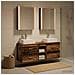 Set di mobili per il bagno 5 pcs Legno antico - Foto miniatura 2