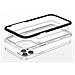 Custodia Trasparente 3in1 Per Iphone 12 Pro Max, Cover In Gel Con Cornice, Nera - Foto miniatura 3