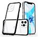 Custodia Trasparente 3in1 Per Iphone 12 Pro Max, Cover In Gel Con Cornice, Nera - Foto miniatura 4