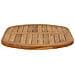Piano del tavolo Ovale Legno di teak solido Naturale - Foto miniatura 4