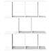 Scaffale da parete Bianco 80 x 20 x 96 cm Legno ingegnerizzato - Foto miniatura 4