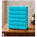 Set 6 Asciugamani Viso 55x100 cm - Eleganza e Comfort per il Tuo Bagno - Scuba Blu - Foto miniatura 1