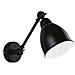 Lampada Da Parete Newton Ap1 Nero Max 1 X 60w E27 - 240v - Foto miniatura 6