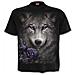 Wolf Roses - Front Print Black (T-Shirt Donna Tg. 2Xl)  - Foto miniatura 1