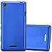 Custodia Compatibile Con Sony Xperia T3 In Blu Metallico - Coperchio Protettivo In Silicone Tpu Flessibile - Foto miniatura 1