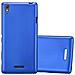 Custodia Compatibile Con Sony Xperia T3 In Blu Metallico - Coperchio Protettivo In Silicone Tpu Flessibile - Foto miniatura 3