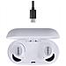 BY-AP1 Auricolari True Wireless con Custodia di Ricarica Colore Bianco - Foto miniatura 3