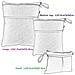 3pcs Dry Bag Pacchetto Wet Per Pannolini Di Stoffa Pannolino Bag Daycare Dellorganizzatore Del Sacchetto Grigio Chevron - Foto miniatura 4