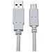 Cavo Usb 3.0 Usb-a / Tipo-c - Maschio / Maschio - Bianco - 1m - Foto miniatura 1