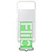 Custodia Silicone Cover Con Cinturino Samsung Ef-gf711twegww Per Galaxy Z Flip 3 2021 Sm-f711 Bianco - Foto miniatura 6
