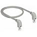 85858 Cavo Di Rete Grigio 0,5 M Cat5e Sf /utp [s-ftp] (Cat5e Network Cable, Angled Down /angled Down, 0.5m - - Foto miniatura 2