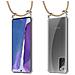 Catena Di Telefoni Cellulari Compatibile Con Samsung Galaxy Note 20 In Marrone Brillante - Coperchio Protettivo In Silicone Con Anelli D'argento, Cinturino In Corda E Custodia Staccabile - Foto miniatura 8