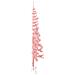 Albero Natale Artificiale Sottile A Metà E Supporto Rosa 120 Cm - Foto miniatura 9