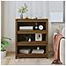 Libreria Marrone Miele 80x35x97 Cm In Legno Massello Di Pino - Foto miniatura 3