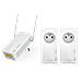 Powerline WiFi 600 Triple Pack V2 Confezione Tripla di 2 Adattatori Powerline 600 + Adattatore Powerline Wi-Fi 600 Colore Bianco - Foto miniatura 1