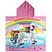 Poncho Mare Per Bambini Per Spiaggia In Morbida Spugna Disegno Unicorno - Foto miniatura 5