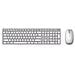 W5000 Tastiera Mouse Incluso Casa/ufficio Rf Wireless Qwerty Italiano Bianco - Foto miniatura 1