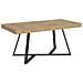 Tavolo allungabile 90x200/460 cm Booster quercia natura gambe antracite - Foto miniatura 1