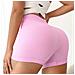 Shorts A Vita Alta Peach Lift L - Foto miniatura 4