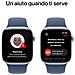 Watch Series 10 Serie 10 GPS + Cellular 42mm Cassa in Alluminio Color Argento con Denim Sport Band - S /M - Foto miniatura 7