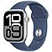 Watch Series 10 Serie 10 GPS + Cellular 42mm Cassa in Alluminio Color Argento con Denim Sport Band - S /M - Foto miniatura 1