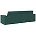 Divano Letto Pavimento 2-in-1 Verde Scuro 245x150x60.5 cm Tessuto - Foto miniatura 7