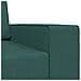 Divano Letto Pavimento 2-in-1 Verde Scuro 245x150x60.5 cm Tessuto - Foto miniatura 8