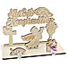 Regalo Creativo Per La Cresima Angelo In Legno 25x11x11 Cm - Foto miniatura 1