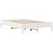Letto Libreria senza Materasso Bianco 135x190 cm Legno di Pino - Foto miniatura 8
