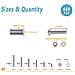 Kit Di Assortimento Viti E Dadi M2 In Acciaio Inox 304 - 660 Pezzi - Foto miniatura 3