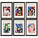 Set Di 6 Stampe Künstlerischen Illustrationen Von Pablo Picasso Körper Sammlung Von Dekorationsgemälden Im Kunstgalerie Stil A3 Cornice Nera - Foto miniatura 1