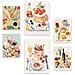 Set Di 6 Stampe Dessert In Foodies Dipinti Decorativi Estetici Per Il Tuo Soggiorno, Camera Da Letto, Casa A3 & A4 Senza Cornice - Foto miniatura 1