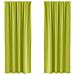 Tende con tende 2 pcs Mela verde 225x140cm Poliestere - Foto miniatura 1