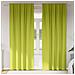 Tende con tende 2 pcs Mela verde 225x140cm Poliestere - Foto miniatura 2