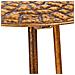 Tavolino Angolare In Metallo Dorato 34,5x34,5x59h - Foto miniatura 4