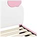 Struttura letto bambini con testata Rosa 80 x 160 cm PU - Foto miniatura 8