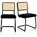 Set Da 2 Sedie Dai Un Nuovo Stile Ai Tuoi Pasti Con Comfort Raffinato, Nero - Foto miniatura 1