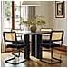 Set Da 2 Sedie Dai Un Nuovo Stile Ai Tuoi Pasti Con Comfort Raffinato, Nero - Foto miniatura 7
