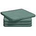 Cuscini per Seduta 4 pcs Verde Mare 40 x 40 x 3 cm Velluto - Foto miniatura 1